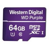 Memoria Microsd 64gb, Especial Para Videovigilancia, Wd64msd