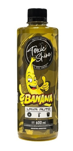 Toxic Shine Banana Armour Gloss Shampoo Ph Neutro 600cc