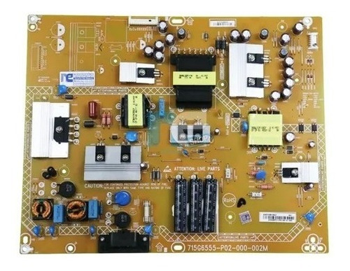 Placa Fonte Tv 50pug6900 715g6555-p02-000-002m