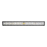 Barra 30 Pulgadas 126 Led Blanco 3 Led Lupa Amarilla + Bases