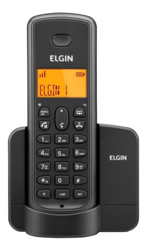 Telefone Sem Fio Elgin Tsf8001 - Identificador De Chamada Vi Cor Preto