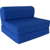 D&d Futon Furniture Royal Blue Sleeper Chair Cama Plegable D