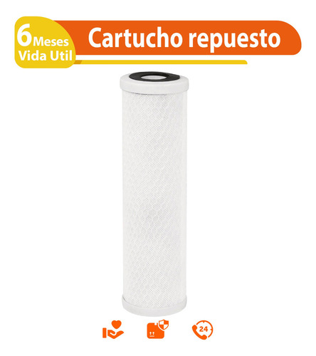 Cartucho Repuesto Para Purificador De Agua Foset 49218 Color Blanco