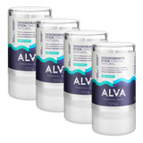 Desodorante Stick Kristall Sensitive 120g Alva - Combo 4 Und