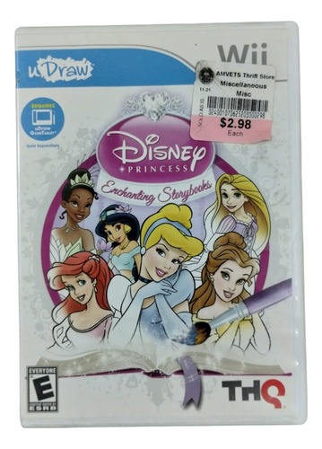 Udraw Disney Princess Juego Original Nintendo Wii