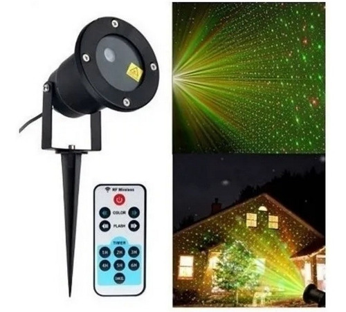 Projetor Espeto De Natal Jardim Efeito Laser Led Desenhos