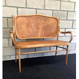 Antiguo Sillon Thonet Original Pirograbado Sello Silla