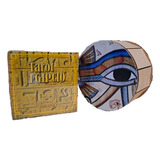 Tarot Egipcio Circular + Caja Contenedora De Madera Circular