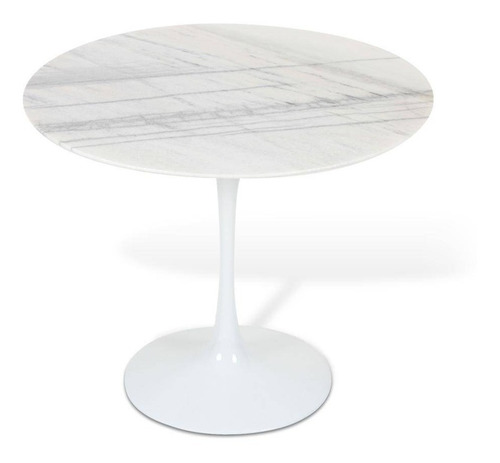 Mesa Saarinen Tulipa Branca - Redonda - Espirito Santo 150cm