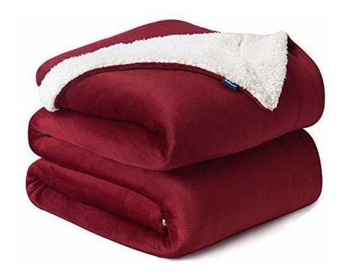 Cobertor Rojo De Forro Polar Ultra Suave Premium King Size  