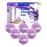 Bolas Desodorantes Para Zapatos, 6 Unidades, Lavanda Xcleen