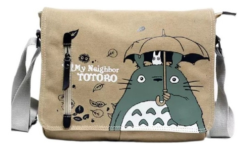 Sey Canvas Bolso Mensageiro Anime Vizinho Totoro Saco .