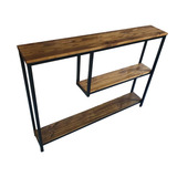 Mesa Dressoire Recibidor Industrial 120x20x90cm Laqueado 