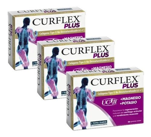 Curflex Plus Colágeno + Magnesio + Potasio X 90 Comprimidos