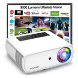 Hopvision Native 1080p Projector Full Hd, 9000lux Movie Proj