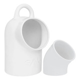 Conjunto 2 Saleiros Brancos Oxford Porcelanas Kit White