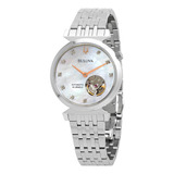 Reloj Bulova Para Mujer 96p222 Automático Acero