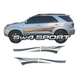 Franjas Laterales Toyota Hilux Sw4 Srv Decorat Calcomanias  