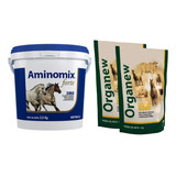 Aminomix Forte 2,5kg + Organew 2kg Suplemento - Vetnil 