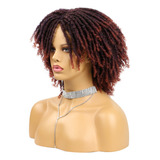 Pelucas Afro Para Hombre Y Mujer Negras, Pelo Corto, Rastas