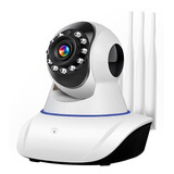 Câmera 3 Antenas Ip Wifi Robo 360° Visão Noturna Yoosee 720p