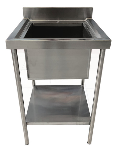 Lavamanos Industrial Acero Inox Tarja, Fregadero 60x60x90