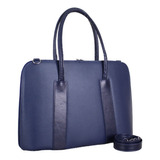 Bolsa Para Notebook Feminina Executiva Grande 15.6 Cor Prada Azul