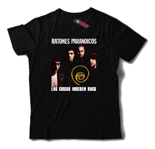 Remera Ratones Paranoicos Juanse Rock 9 Dtg Premium