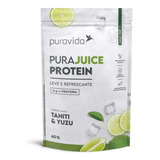 Pura Juice Protein Limão & Yuzu Whey Proteina Puravida 300g