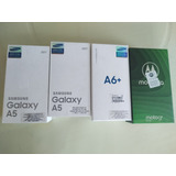 Cajas De Samsung A5 A6+ Y Motorola G7 Plus 