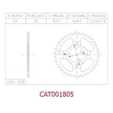 Coronas Zanella 110 Zb 1368 1/2 X 5/16 Z-34 Jwc 001805