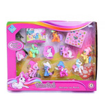 Ponys Muñecos Para Decorar X 8 Con Stickers Duende Azul Full