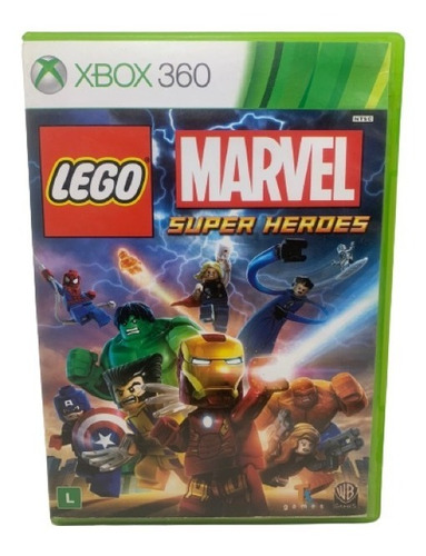 Lego Marvel Super Heroes Xbox 360 Original Mídia Física Game