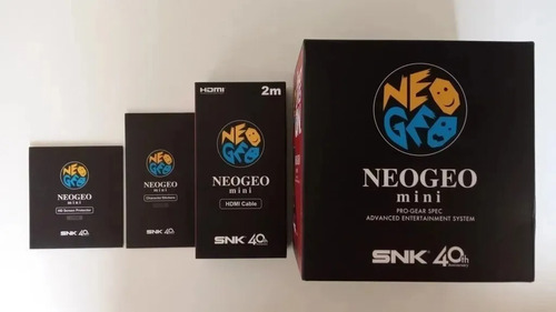 Neo Geo Mini Com Cabo Hdmi E Itens