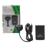 Bateria Controle Para Xbox 360 68000mah + Cabo Carregador