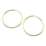 Aros Cubanos Oro 18 Kts 0,9 Gr Regalo Argollas 25mm