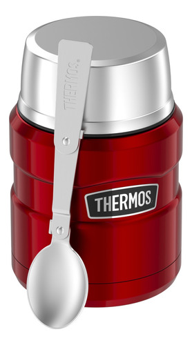 Termo Comida  King Acero Inox 470 Ml Rojo - Thermos