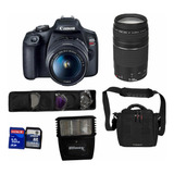 Canon Eos Rebel T7 18-55mm Is Ii + 75-300mm Iii Kit Dslr