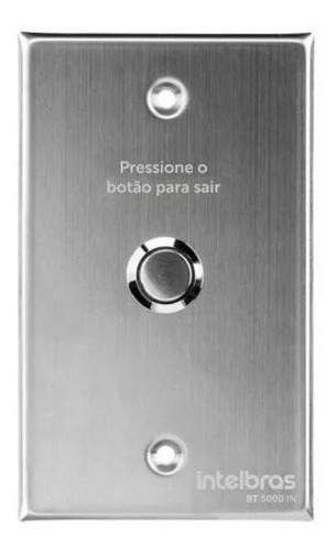 Acionador Abertura Inox Embutir 4x2 Bt 5000 In - Intelbras