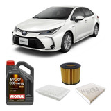 Kit 3 Filtros Wega Toyota Corolla Y Motul 5w30 X5 Litros