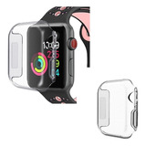 Capa Case Protetor Apple Watch  Acrílico Transparente