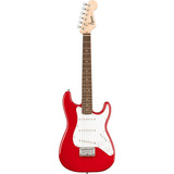 Squier Mini Stratocaster - Guitarra Eléctrica, Rojo Dakota.