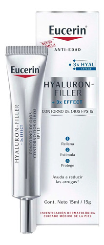 Eucerin Hyaluron Filler Crema Contorno De Ojos Fps 15 X15ml