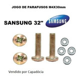 Jogo De Parafusos M4 X 30mm P/ Suporte Tv Samsung 32''