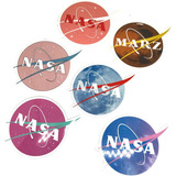 Planilla De Stickers Nasa 28cm Aprox