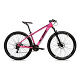 Bicicleta Aro 29 Ksw 27v Acera,/k7 Rosa/preto 15  Rosa/preto