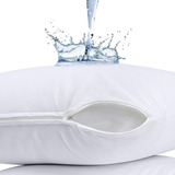 Funda Almohada Protector Impermeable Pvc Plastica Con Cierre