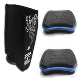 Kit Capa Protetora Antipoeira Ps5 Console + 2 Cases Estojo