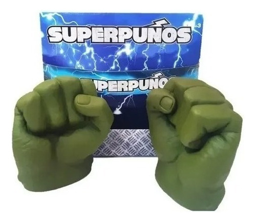 Puños Hulk Superheroes Guante Gigante Goma Ambas Manos