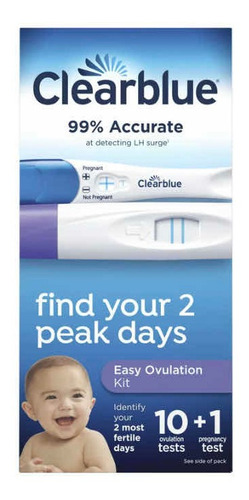 Clearblue Kit 10 Pruebas Ovulación + 1 Prueba Embarazo
